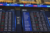 La Bolsa española pierde un 0,25 % y los 14.300 puntos pendiente de la deuda de EE.UU.