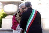 Pope Leo XIV visits Campidoglio (Capitoline Hill) in Rome