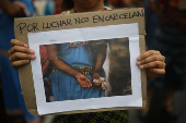 Mujeres panameñas marchan por derechos humanos y justicia social
