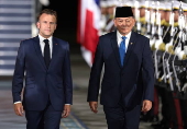 France's President Emmanuel Macron on state visit to Indonesia