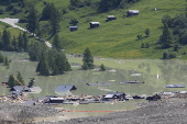 Aftermath of Birch Glacier collapse in Switzerland