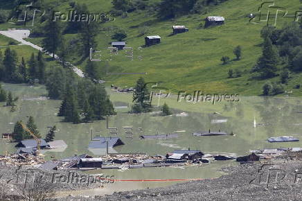 Aftermath of Birch Glacier collapse in Switzerland
