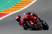 Entrenamientos libres de MotoGP para el Gran Premio de Aragón de Motociclismo