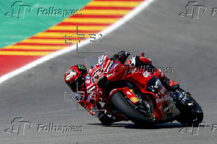 Entrenamientos libres de MotoGP para el Gran Premio de Aragón de Motociclismo