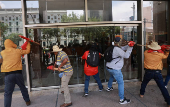 Protest of National Coordination of Education Workers (CNTE) in Mexico City