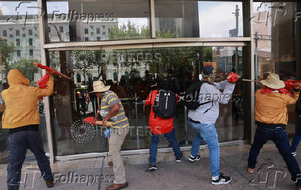 Protest of National Coordination of Education Workers (CNTE) in Mexico City