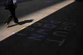 Protest against federal immigration sweeps, in Chicago