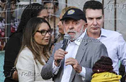 O Presidente Lula participou da cerimônia de Anúncios da Solução Habitacional da Favela do Moinho