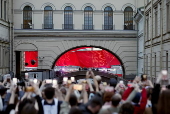General rehearsal of the Scarlet Sails celebration in Saint Petersburg