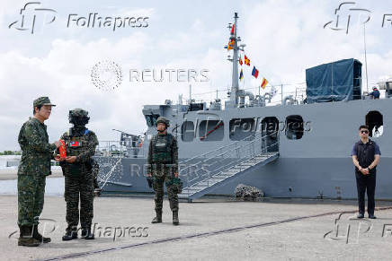Annual Han Kuang military exercise, in Kaohsiung