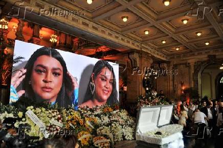 Velório da cantora Preta Gil no Theatro Municipal do Rio de Janeiro