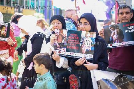 Acao contra fome em Gaza (SP).