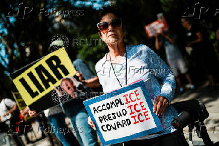 Protestors gather for a National Day of Action rally, in New York
