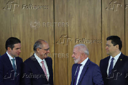 Ceremony to sign provisional measure to mitigate the economic impact due to U.S. President Trump's decision to raise import tariffs, in Brasilia