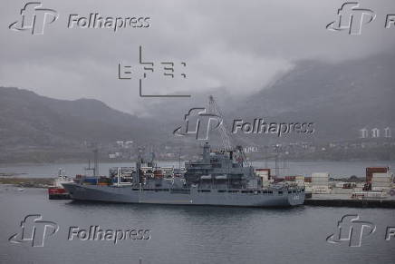 The German Navy ship FGS Berlin visits Greenland