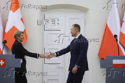 Swiss Federal President Karin Keller-Sutter visits Warsaw