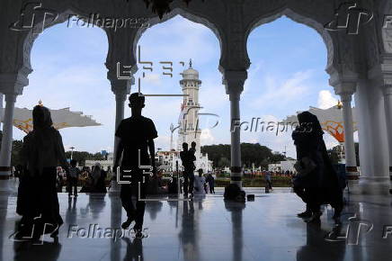 Eid Al Fitr holiday in Banda Aceh, Indonesia