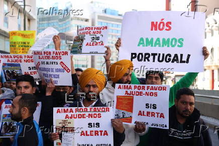Migrants protest against new migration law in Lisbon