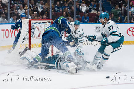 NHL: San Jose Sharks at Vancouver Canucks