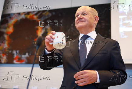 Election of German Chancellor and swearing-in of the cabinet at Bundestag in Berlin
