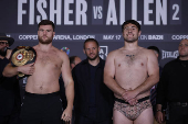 Johnny Fisher v David Allen - Weigh-in