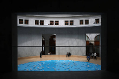 The artwork clinamen by artist Celeste Boursier-Mougenot Paris