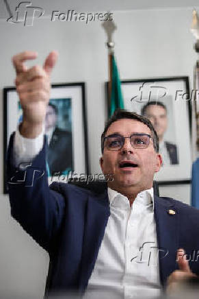 O senador Flavio Bolsonaro