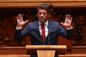 Debate on the new elected government program, at the parliament in Lisbon