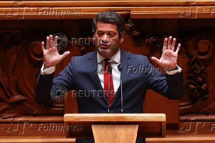 Debate on the new elected government program, at the parliament in Lisbon