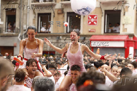 Todo listo para el comienzo de los Sanfermines
