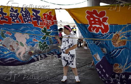 Chikura Matsuri summer festival in Chiba Prefecture
