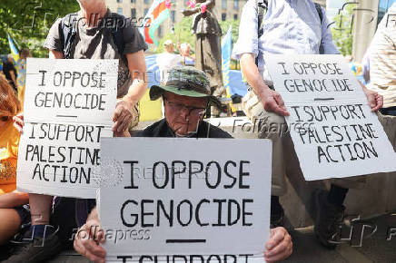 Protest calling for the de-proscription of the Palestine Action group, in Manchester