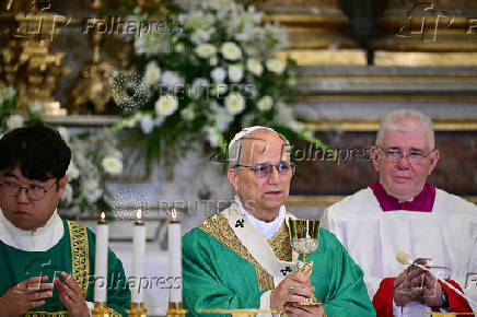 Pope Leo XIV leads Mass at San Tommaso da Villanova parish in Castel Gandolfo