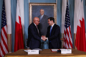 Bahrain's Foreign Minister Abdullatif bin Rashid Al Zayani visits Washington.D.C.