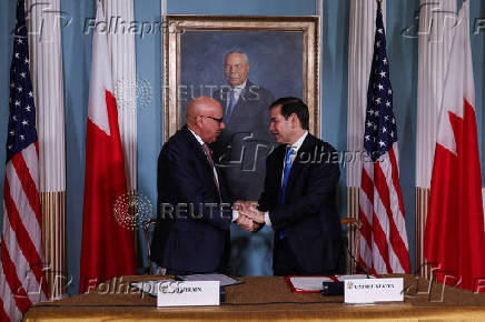 Bahrain's Foreign Minister Abdullatif bin Rashid Al Zayani visits Washington.D.C.