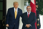 US President Trump meets Crown Prince Salman of Bahrain at the White House