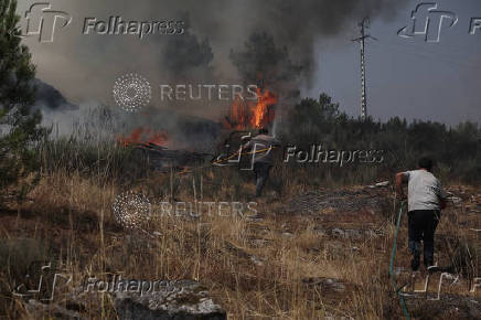 Wildfire in Aguiar da Beira