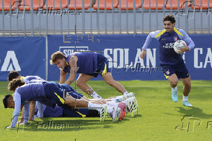 Entrenamiento del Atlético de Madrid