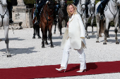 Britain's King Charles and Queen Camilla visit Italy