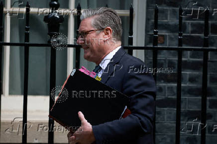 British Prime Minister Keir Starmer takes questions in parliament