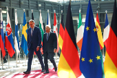 German Chancellor Merz visits Brussels