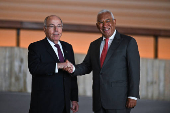 Canciller brasileño recibe al presidente del Consejo Europeo, António Costa