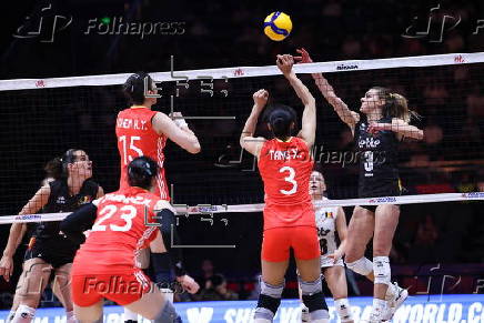 FIVB Volleyball Women's Nations League - China vs Belgium