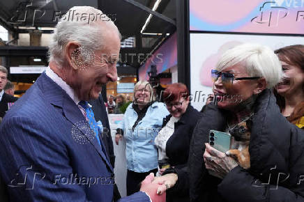 Britain's King Charles visits SXSW London