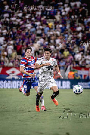 Partida entre Fortaleza e Santos pelo Campeonato Brasileiro