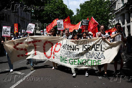 Pro-Palestinian demonstration in London