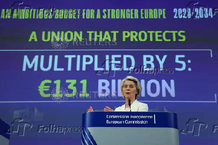 European Commission President von der Leyen attends press conference in Brussels