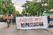 Manifestación contra la criminalización de los senegaleses tras los últimos operativos contra el top manta