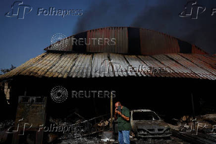 Wildfire in Cubo de Benavente