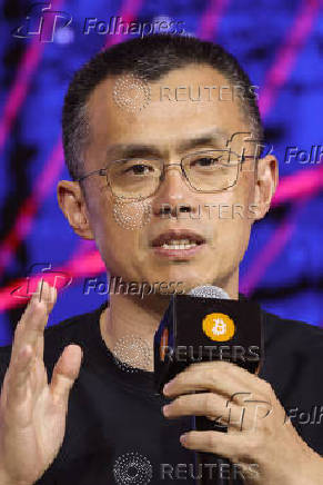Binance founder Changpeng Zhao, also known as CZ, attends the Bitcoin Asia conference, in Hong Kong
